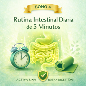 Rutina intestinal diária de 5 minutos